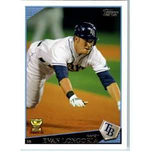 2009 Topps Baseball # 160 Evan Longoria Tampa Bay Rays   Shipped In 