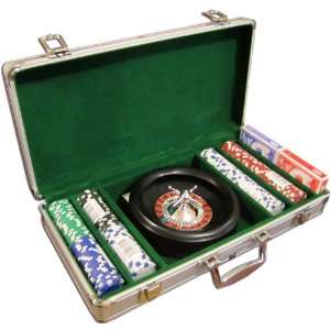  Roulette & Texas Holdem Game Set Toys & Games