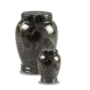 Green Marble Cremation Urn   Traditional Patio, Lawn 