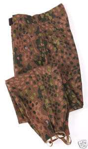 WWII GERMAN CAMOUFLAGE WAFFEN 44 DOT PANZER TROUSERS.  