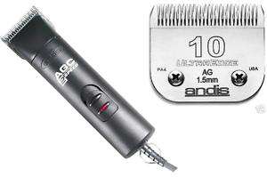 Andis AGC 2 Speed Clipper With ULTRAEDGE 10 BLADE A5 *NEW HORSE CAT 