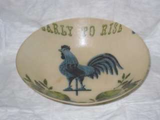   Cumberland MD Eames Mid Century Modernism Rooster Weather Vane Bowl