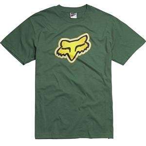  Fox Racing Ando Short Sleeve T Shirt   Large/Green 
