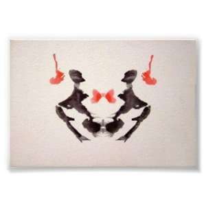  The Rorschach Test Ink Blots Plate 3 Posters