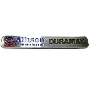 Allison Transmission Duramax Brushed Metal Nameplate Emblem GENUINE GM 