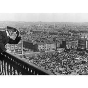 Man Looks Down over the Old Caledonian Road Market, Caledonian Road 