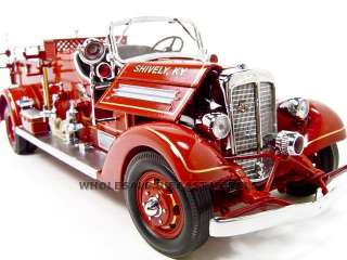 1938 AHRENS FOX VC FIRE ENGINE RED 1/24 DIECAST MODEL  