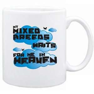   New  My Mixed Breeds Waits For Me In Heaven  Mug Dog