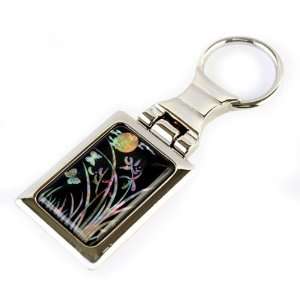   Novelty Cool Metal Black Keychain Key Ring Fob Holder