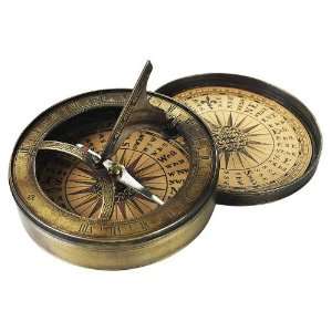 Antique Compass w/Sundial 