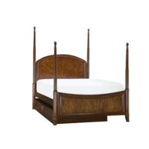  Elite Cherry Full Poster Trundle Bed