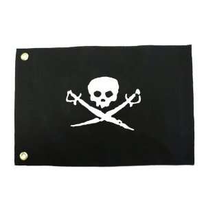  Marine Grade Pirate Flag   Skull & Swords Patio, Lawn 