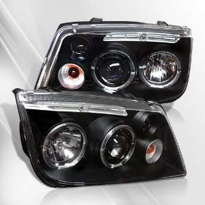   03 04 Projector Headlights /w LED Halo/Angel Eyes ~ pair set (Black