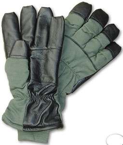 NOMEX AIR FORCE COLD WEATHER FLYERS GLOVES 9 HAU 15/P  