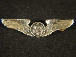 Vintage WW2 Sterling Enlisted Air Crew Air Force WINGS  