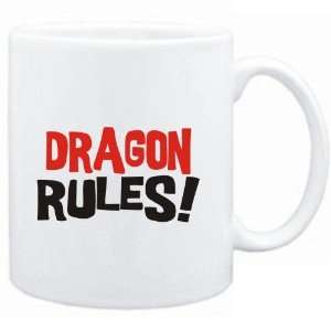  Mug White  Dragon rules  Male Names