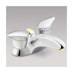   Moen Chrome/Polished Brass Villeta Bathroom Faucet