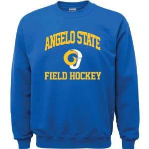 Angelo State Rams Royal Blue Youth Field Hockey Arch Crewneck 