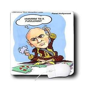   Cartoons   Yul Brenner Tis A Puzzlement   Mouse Pads Electronics