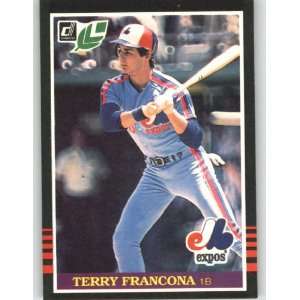 1985 Leaf / Donruss #245 Terry Francona   Montreal Expos 