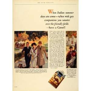  1926 Ad Indian Summer Autumn R J Reynolds Tobacco Co Camel 