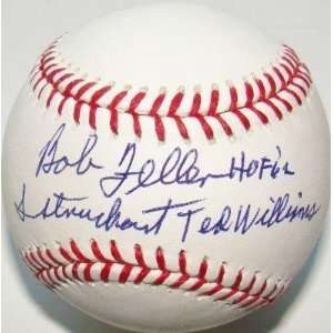  Signed Ted Williams Baseball   with I struck out 