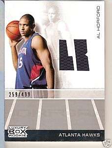 AL HORFORD Luxury box Rookie Jersey Topps 07 08 card  