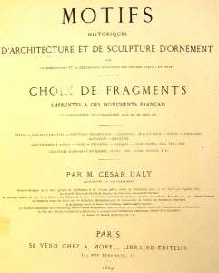 Cesar Dalys Motifs  1869  ENTRE LATERAL DEGLISE  