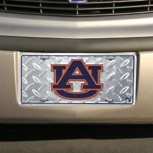   Auburn University Diamond Cut NCAA Tin License Plate