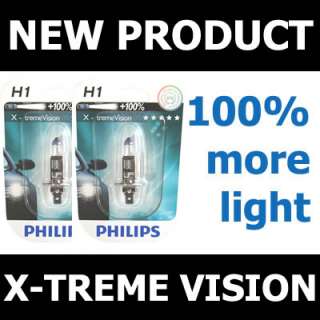 PHILIPS X TREME EXTREME VISION H1 NEW HEADLIGHT BULBS  