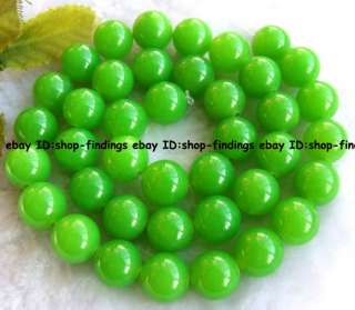 smooth viridis round jade gemstone Beads 15 high quality  