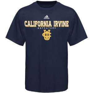  adidas UC Irvine Anteaters Navy Blue True Basic T shirt 