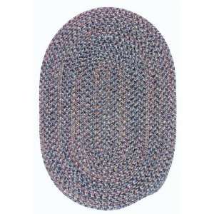  Braided Casual Wool Area Rug Carpet Federal Blue 2 x 4 