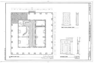 Ashland, an Antebellum Plantation, house plans  