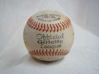 World Series Official Gillette League Baseball 5536  