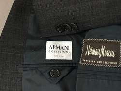 Armani Collezioni Italy Cashmere Single Breast Blazer Jacket 42 R WOW 