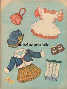 VINTAGE CLOTHES LADY PAPER DOLL LASER REPRO FREE SHW2  