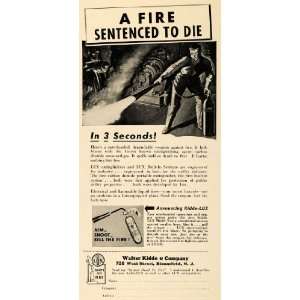  1939 Ad Walter Kidde & Co. LUX Fire Extinguishers NJ 