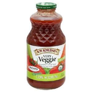 Knudsen Family Very Veggie, Low Sodium, 32 Ounce (Pack of 12 