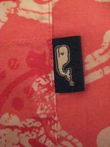 VINEYARD VINE MEN Small NWT $89 Collar Shirt Pockets Pink Cotton Whale 