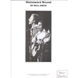    Sheet Music Homeward Bound Simon and Garfunkel 165 