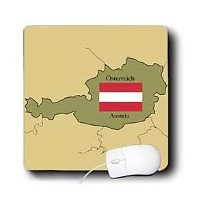  777images Flags and Maps   The map and flag of Austria with Austria 