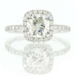    2.43ct Cushion Cut Diamond Engagement Anniversary Ring Jewelry