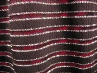 VIKKI VI TRAVEL COLLECTION Black Silver Metallic Travel Knit Tunic 1X 