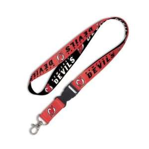  NEW JERSEY DEVILS OFFICIAL LOGO LANYARD KEYCHAIN Sports 