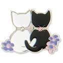 Alexx Key Finder Two Kitties (Black and Whitek) New With All Tags