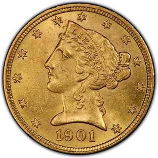 1894 P MS+++ Gold $5 Coronet Head Half Eagle   DB  
