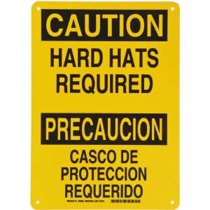   Precaucion, Legend Hard Hats Required/Casco de Proteccion Requerido