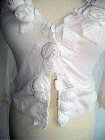 RED VALENTINO LADIES WHITE TOP/IT 38/USED/EXCELLENT CONDITION  