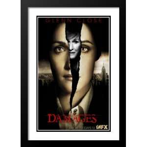 Damages (TV) 32x45 Framed and Double Matted TV Poster   Style B   2007